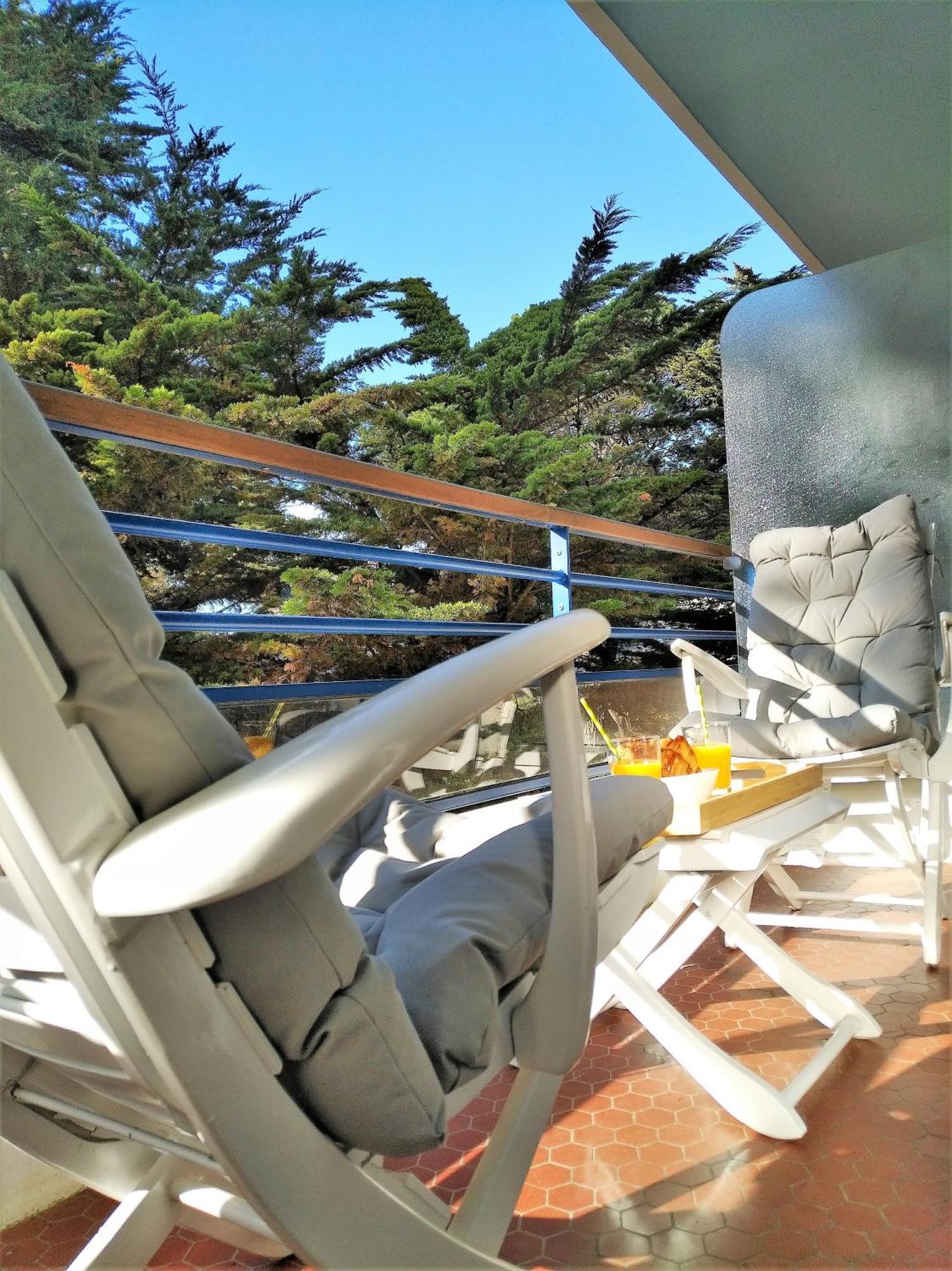La Baule Le Capitole - Studio Plage Benoit Dans Residence Face Mer מראה חיצוני תמונה