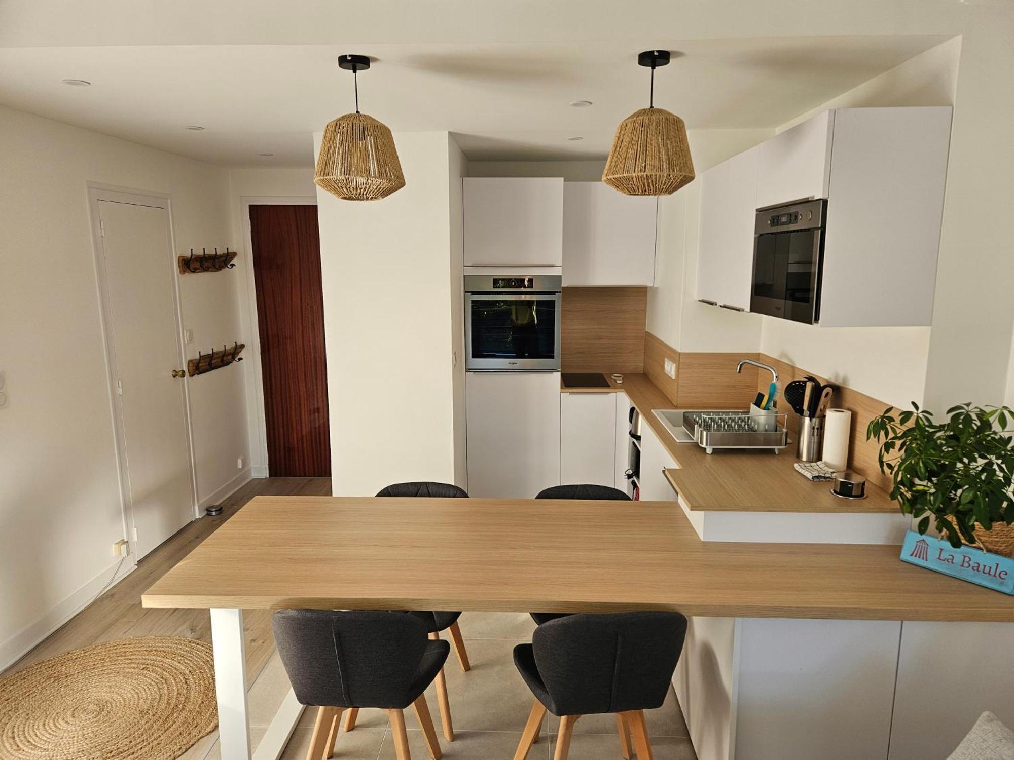 La Baule Le Capitole - Studio Plage Benoit Dans Residence Face Mer מראה חיצוני תמונה